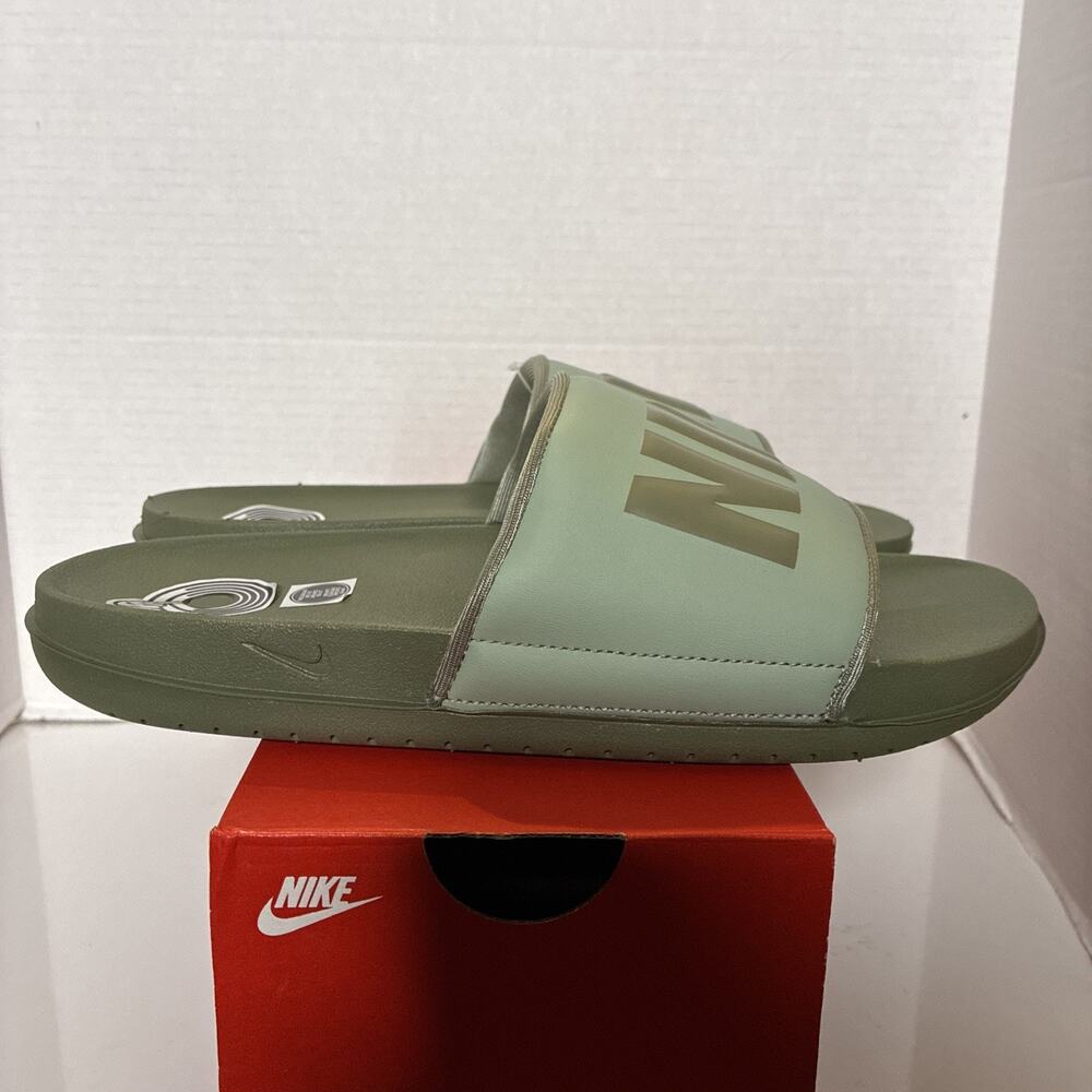 Nike Offcourt Slides Slip-On Sandals BQ4639-304 Olive Men’s Size 8 NEW